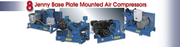 Jenny Base Plate Mounted Air Compressors Manuals