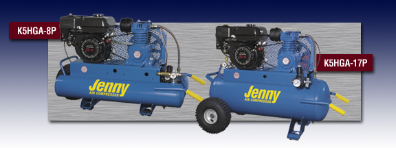 Jenny portable store air compressor